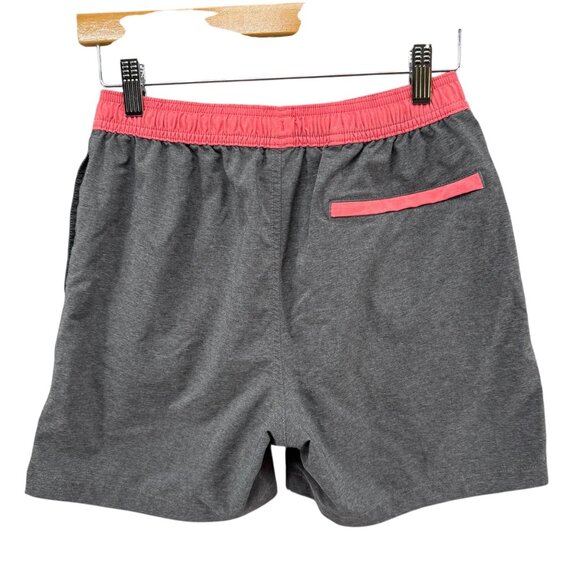 Chubbies Two Tones Hybrid Gym Swim Shorts Mens Grey Pink Drawstring 5.5" Size S - Picture 2 of 11